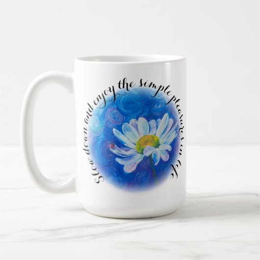"Ladybug Serenade" Café Mug (Gauche)
