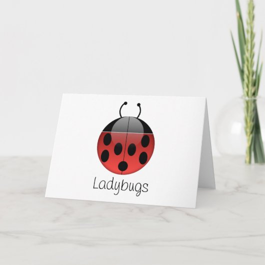 Ladybug Series 2-Wenskaart Kaart (Voorkant)