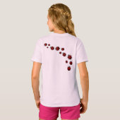 Ladybug Shirt Meisje Honkbal Jersey Ladybug Shirt (Achterkant volledig)