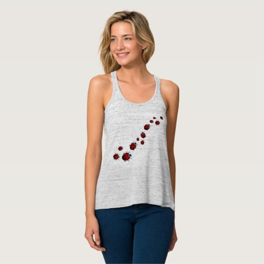 Ladybug Shirten Lady's Tanktop Ladybug Shirt (Volledige Voorkant)