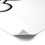 ladybug Skull en Crossbones Poster (Hoek)