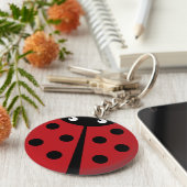 Ladybug-Sleutelhanger Sleutelhanger (Zijkant)