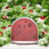 Ladybug Snow Globe Personalized Ladybug Snow Globe Sneeuwbol (Kerstmis)