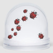 Ladybug Snow Globe Personalized Ladybug Snow Globe Sneeuwbol (Voorkant)