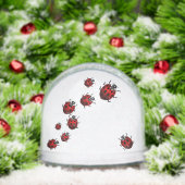 Ladybug Snow Globe Personalized Ladybug Snow Globe Sneeuwbol (Kerstmis)