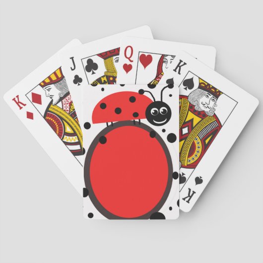 Ladybug-speelkaarten Pokerkaarten (Achterkant)