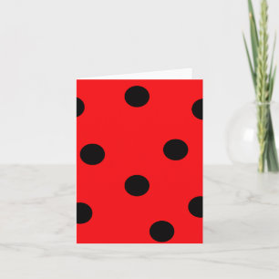 Ladybug Spots Note Kaart
