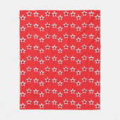 Ladybug sterren fleece deken (Voorkant)