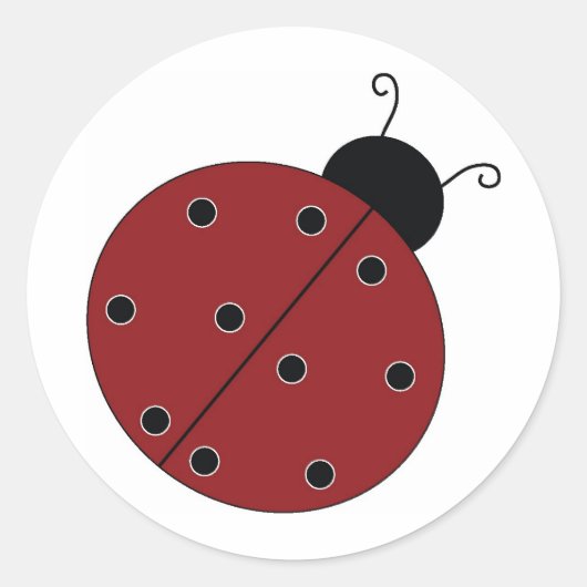 Ladybug Sticker (Voorkant)