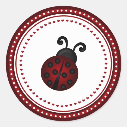 Ladybug Sticker (Voorkant)