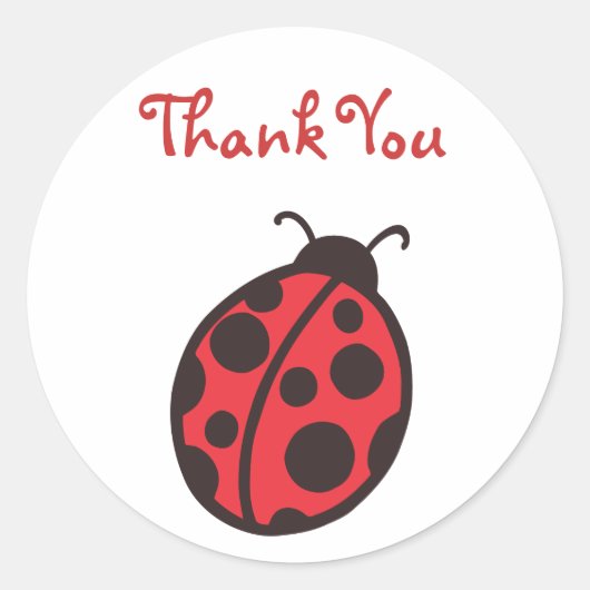 Ladybug Sticker (Voorkant)