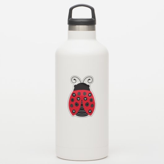 Ladybug Sticker (Waterfles)