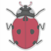 Ladybug Sticker (Voorkant)