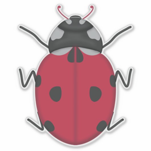 Ladybug Sticker (Voorkant)