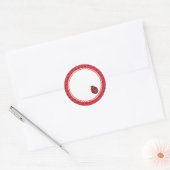 Ladybug-Stickers Ronde Sticker (Envelop)