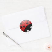 Ladybug-Stickers Ronde Sticker (Envelop)