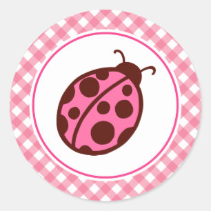 Ladybug-Stickers Ronde Sticker