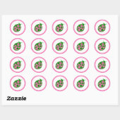 Ladybug-Stickers Ronde Sticker (Vel)
