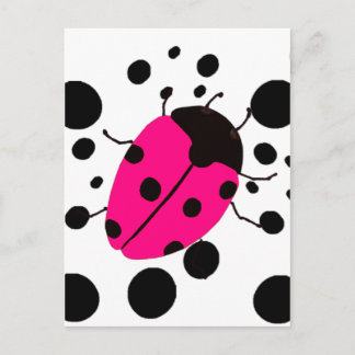 Ladybug-Stippen Briefkaart