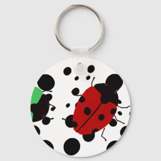 Ladybug-Stippen Sleutelhanger