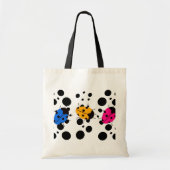 Ladybug-Stippen Tote Bag (Voorkant)