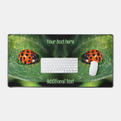 Ladybug sur la feuille gros personnalisation (Clavier et souris)