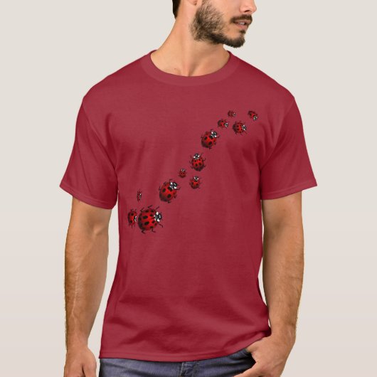 Ladybug T-shirts Ladybug Unisex Shirten (Voorkant)
