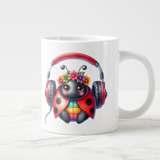 Ladybug - Tasse de café extra-large (Droite)