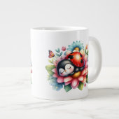 Ladybug - Tasse de café extra-large (Devant droit)