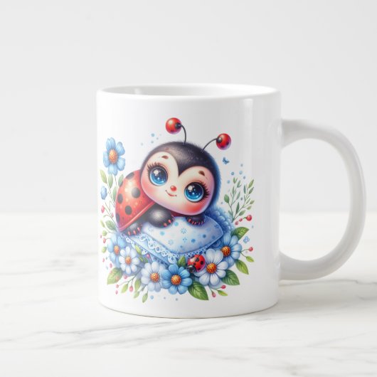 Ladybug - Tasse de café extra-large (Droite)