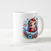 Ladybug - Tasse de café extra-large (Devant droit)