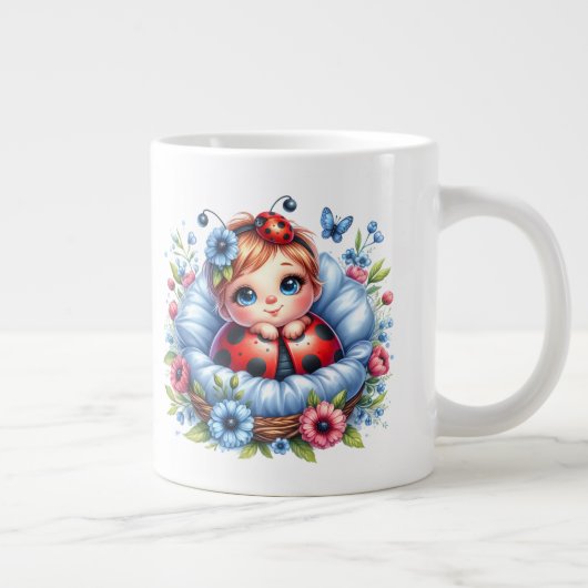 Ladybug - Tasse de café extra-large (Droite)