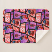 Ladybug & Tikki Patroon Sherpa Deken (Voorkant (horizontaal))