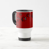 Ladybug Travel Mug Beer Glass Ladybug Cup Reisbeker (Voorkant links)