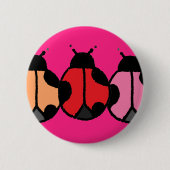 Ladybug Trio-Button Ronde Button 5,7 Cm (Voorkant)