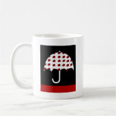 Ladybug Umbrella Design Koffiemok (Links)