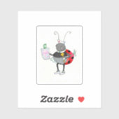Ladybug Verpleegster Sticker (Vel)