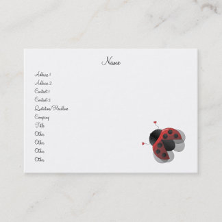 Ladybug Visitekaartje
