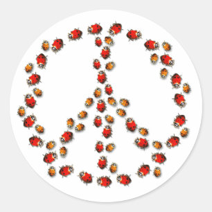 Ladybug Vrede Sticker