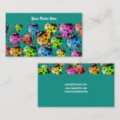 Ladybug Wallpaper, Jouw naam hier Visitekaartje (Voorkant / Achterkant)