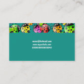 Ladybug Wallpaper, Jouw naam hier Visitekaartje (Achterkant)