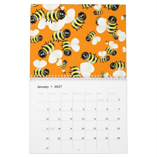 Ladybug Wallpaper Kalender (Jan 2027)