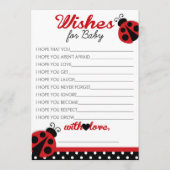 Ladybug wenst voor Baby advies Kaarten (Voorkant)