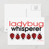 Ladybug Whisperer Briefkaart (Voorkant / Achterkant)