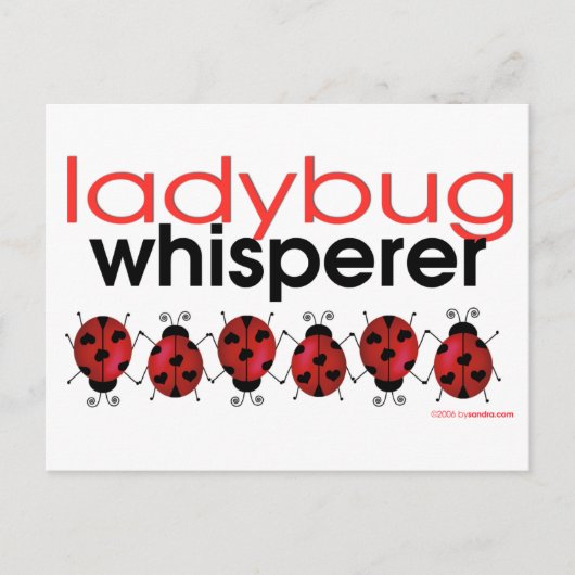 Ladybug Whisperer Briefkaart (Voorkant)