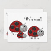 Ladybug Wijziging van adres Kaarten (Voorkant / Achterkant)