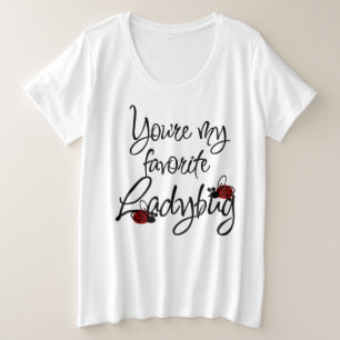 Ladybug -Women's Plus-Size Basic T-Shirt
