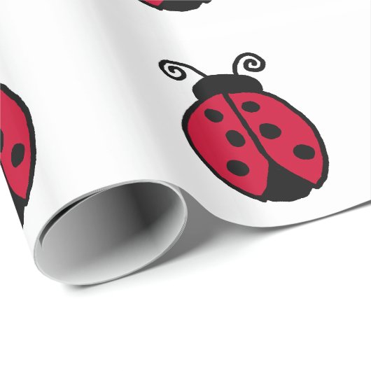 Ladybug Wrapping Paper Cadeaupapier (Rol Hoek)