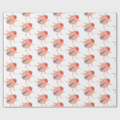 Ladybug Wrapping Paper Cadeaupapier (Vlak)