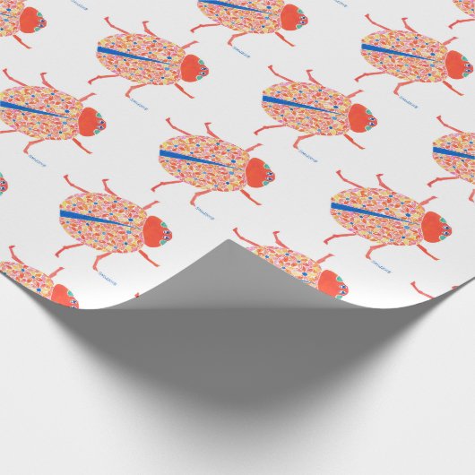 Ladybug Wrapping Paper Cadeaupapier (Hoek)